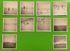 0509/Konvolut 10 Fotos 50-60er Familienleben Menschen Natur Landschaft, 6x6 cm