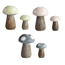 2pcs niedliche pilz - pilz, statue