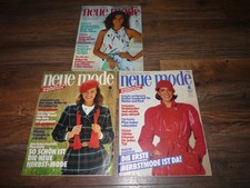 3 x Neue Mode von 1980