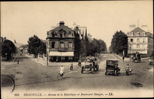 Deauville calvados avenue - ak, calvados,