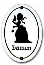 Car sticker ladies woman