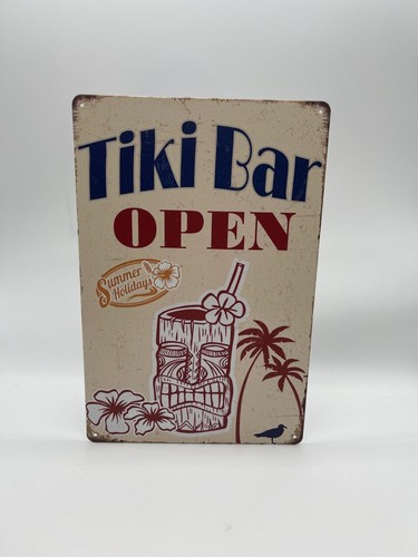 Blechschild tiki bar 20x30cm - bar,