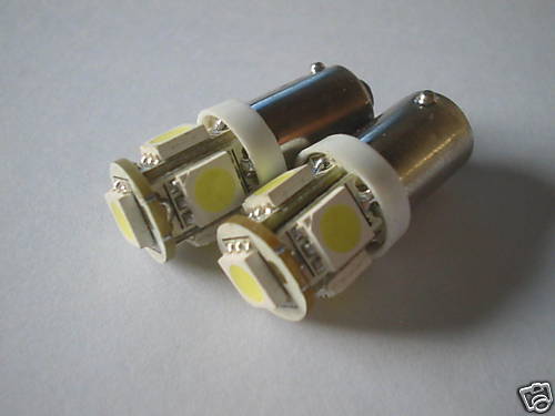 Paar led lampen ba9xs h6w - ba9xs,