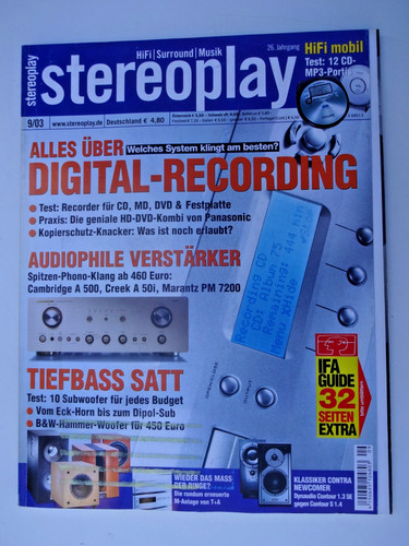 Stereoplay heco phalanx - stereoplay, 9/03,heco
