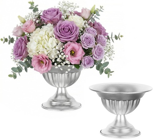 Silberne urne vase 13cm - silberne, für