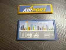 Playmobil Zum Flughafen 2x Airport Anzeigetafel Schild  Set 2 ( 3186  3886)
