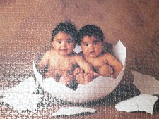 PUZZLE: Doppeldotter von Anne Geddes, 1000 Teile