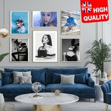 Ariana Grande American Pop R&B Musik Promi Druck Poster Wandkunst Bild A4+