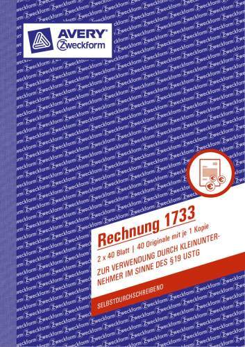 Avery zweckform formularbuch - zweckform,