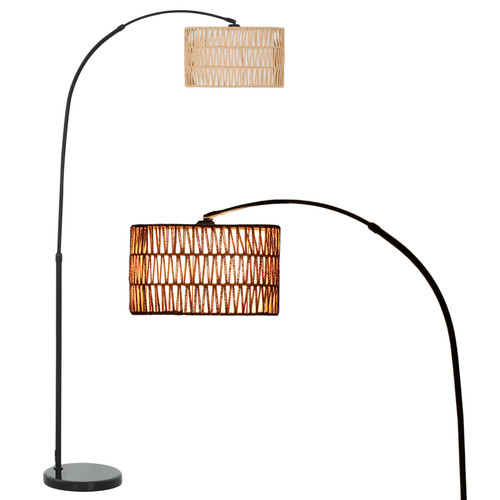 Stehlampe schwarz 144 175cm - stehlampe,