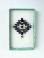 Pierre Lang Anhänger "Liaison" RH DBL+SWZ silber