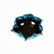 Servier-Schale schwarz-blau