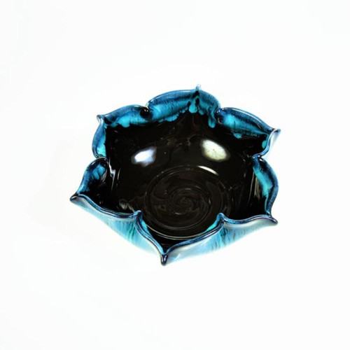 Servier schale schwarz blau - servier-schale, schwarz-blau