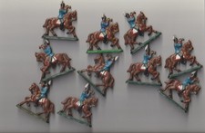 10 Zinnsoldaten zu Pferde
