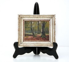 Kleines Ölgemälde auf Holz -