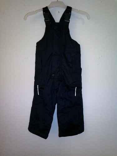 Blaue wattierte skihose - blaue,