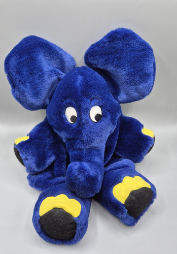 Blauer elefant handpuppe - blauer, die