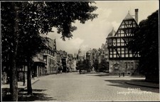 Ak Gießen an der Lahn Hessen, Landgraf Philipp Platz, Fachwerkbau - 4428916