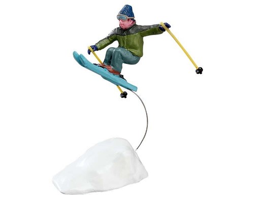 Lemax weihnachtsdorf skifahrer - lemax,