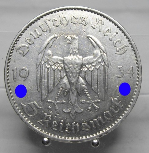 Drittes reich reichsmark - 5,