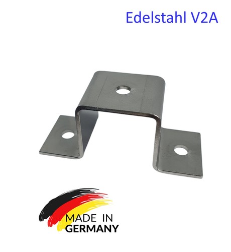 Quadratrohrschelle edelstahl - quadratrohrschelle,
