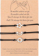 3 Freundschaftsarmbänder mit