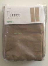 IKEA SANELA Samt Gardinen in hellbraun 140x250cm 605.319.73 EINGESTELLT