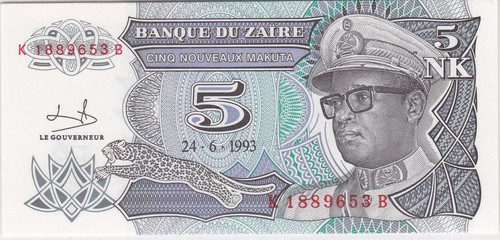 Zaire zaires 1993 - zaire,