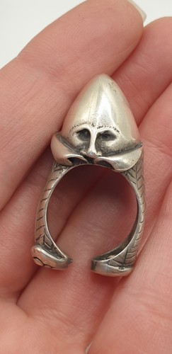 Ring silber figur - ring,