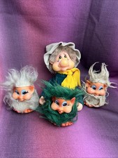 DDR Spielzeug Troll Figuren 4 Stück Ostalgie Gummifigur Kult