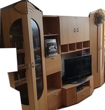Wohnwand mit teil - tv,