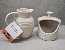 Le Creuset France Krug 0.7l und Salzgefäss / Salztopf - Steingut