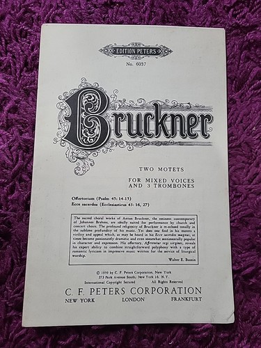 Bruckner zwei motetten - bruckner,
