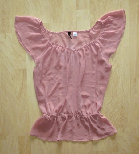 Bluse leicht rosa - h&m,