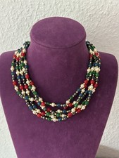 Vintage Mehrreihige Perlenkette