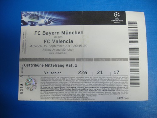 Ticket bayern münchen - bayern,