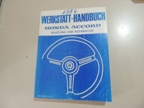 Werkstatthandbuch honda accord - werkstatthandbuch,