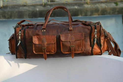 Zoll leder reisetasche - 30,