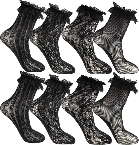 Paar socken mit rüschen - 4,
