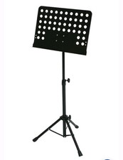 Notenständer, abnehmbare Platte, mit Tasche u. K&M Notenpultablage aus Metall