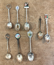 8 Andenkenlöffel Souvenirlöffel Paris Venedig Mallorca Niederlande Colmar
