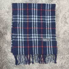 Burberry Schal Dunkelblau 100%