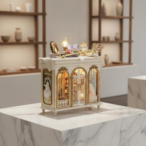 Beleuchtete miniaturvitrine - beleuchtete,