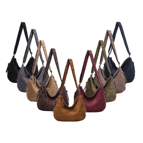 Damen tasche samt shopper hobo - samt,