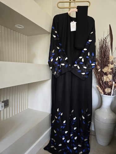 Neu nida abaya - neu, schwarz