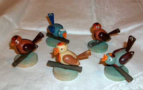 Alte vogelschar 5 bunte - 5,