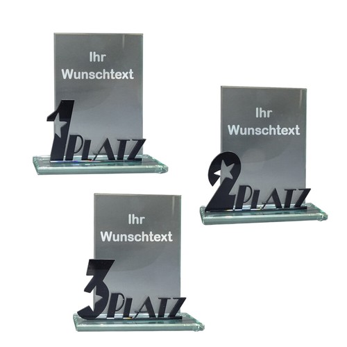 Glas pokal mit ihrem - mit,