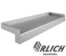 Aluminium Fensterbank Außen Silber Eloxiert EV1 50-225mm inkl Alu Putz-Abschluss