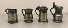 4x Bier Krug Humpen Miniatur
