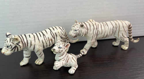 Schleich tiger familie weiß - tiger,